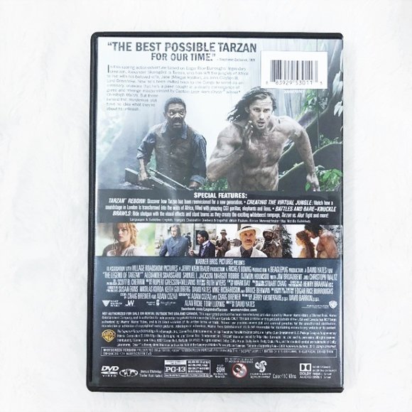 5/$25 The Legend Of Tarzan Special Edition DVD 2-Disc/ Special Feature - Picture 2 of 2
